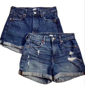 Old Navy High Rise Jean Shorts